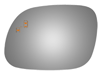 SIDE VIEW MIRROR W BLIND SPOT CROSS PATH